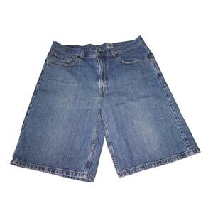 Vintage Levi’s 550 Relaxed Fit Denim Shorts Blue Jean Cutoffs 90s USA Made Style
